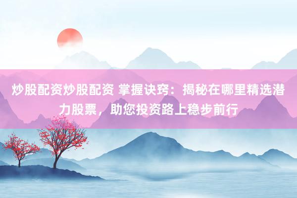 炒股配资炒股配资 掌握诀窍：揭秘在哪里精选潜力股票，助您投资路上稳步前行
